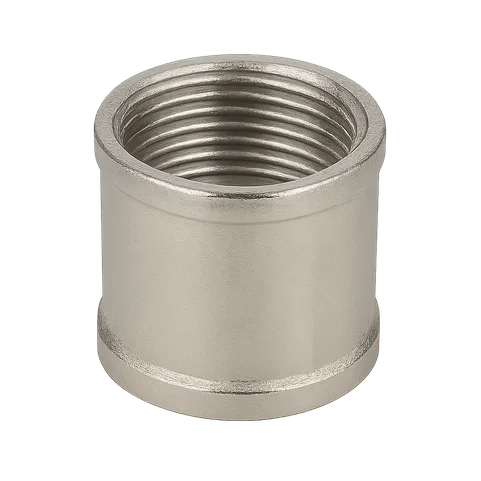 Муфта никелированная латунная Ду 25 1"
